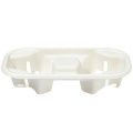 Environmentally Takeaway Coffee Milk Tea Bagasse Glass Cup Tray Holders For Tea